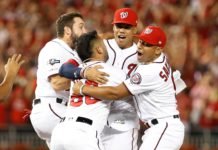 Nationals stun Brewers with a late rally to win NL wild-card game Brewers
